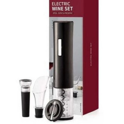 🍷 Set Eléctrico para Vino: Abre, Sirve y Disfruta en Segundos! 🍇