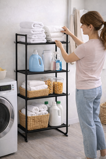 🌟 Transforma tu hogar con el Estante Organizador de 4 Niveles 🌟